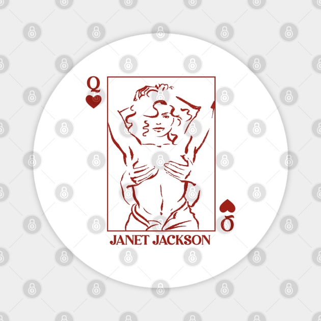 Janet Jackson Vintage Tour Concert Magnet by Evergreen Daily